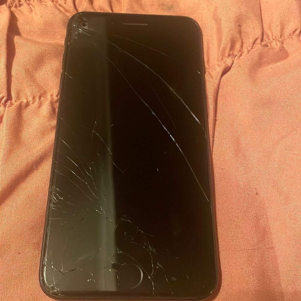 Cracked iPhone 8